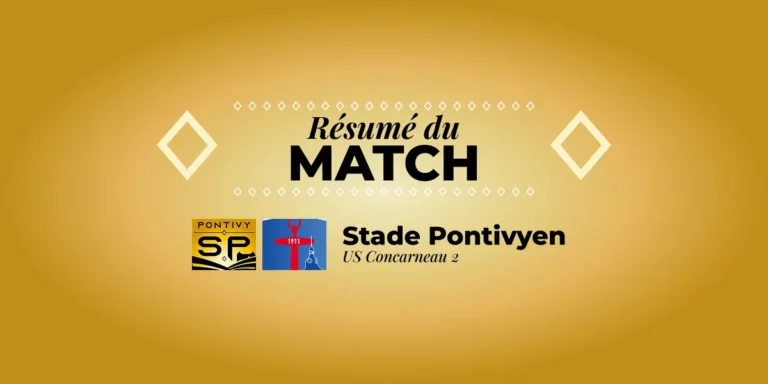 Résumé du match de Régional 1 26-27 : Stade Pontivyen - US Concarneau 2